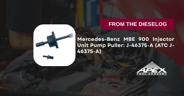 J-46375-A MBE 900 injector unit pump puller tool Mercedes-Benz